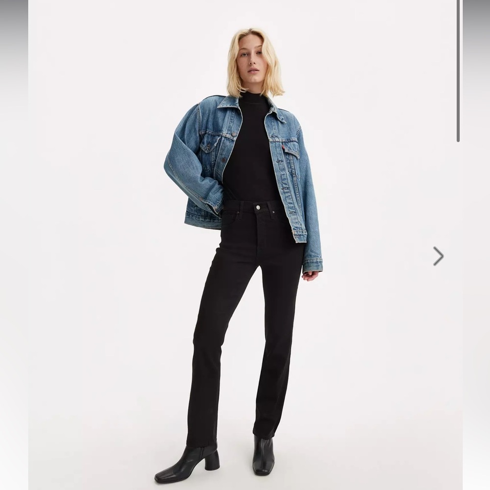 LEVI’s 724 HIGH RISE SLIM STRAIGHT WOMEN'S JEANS 24W 32L